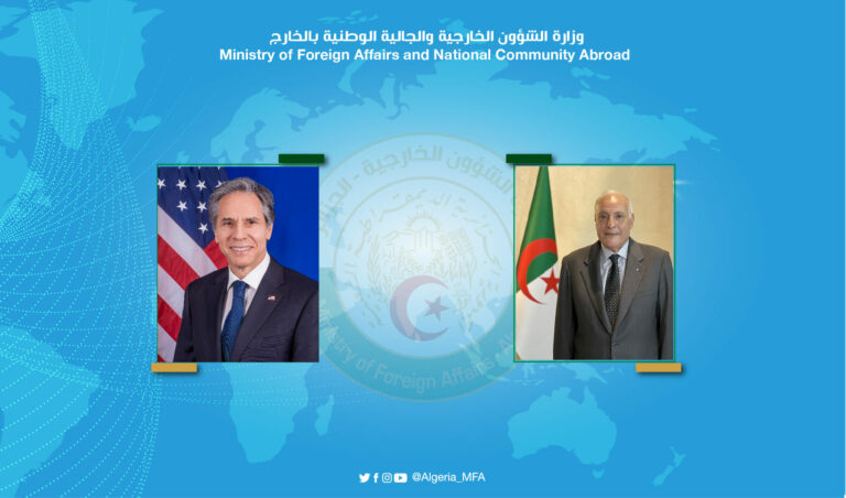 وزير الخارجية السيد أحمد عطاف يتلقى رسالة من نظيره الأمريكي لزيارة واشنطن