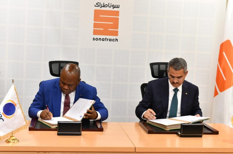 سوناطراك تُوقع مذكرة تفاهم مع الشركة الكونغولية للبترول