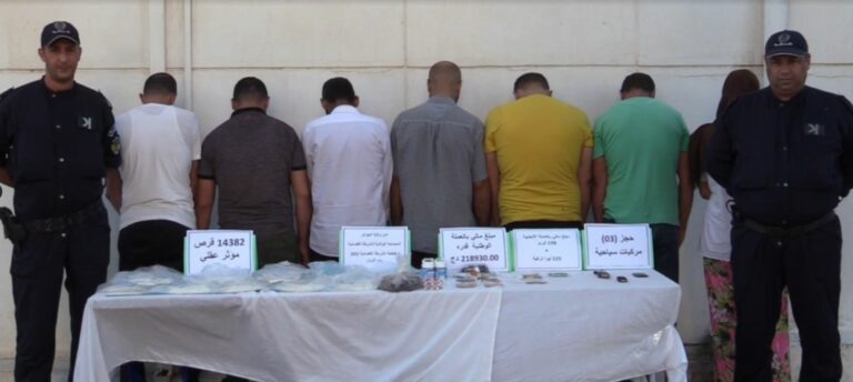 شرطة الجزائر العاصمة : الإطاحة بشبكة إجرامية وضبط أزيد من 14000 كبسولة من المؤثرات العقلية