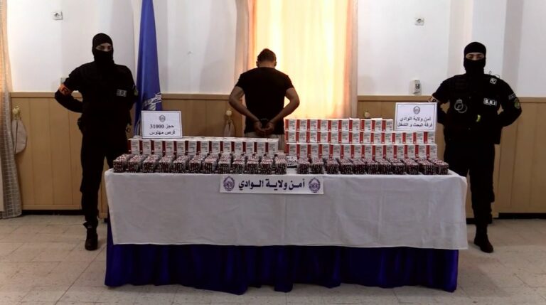 الوادي : الإطاحة بمروج للمؤثرات العقلية وضبط 31.000 كبسولة منها