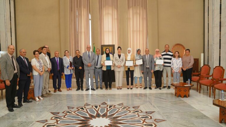 وزيرة الثقافة تشرف على مراسيم تسليم شهادات تأهيل مهندسين معماريين مختصين في المعالم والمواقع المحمية