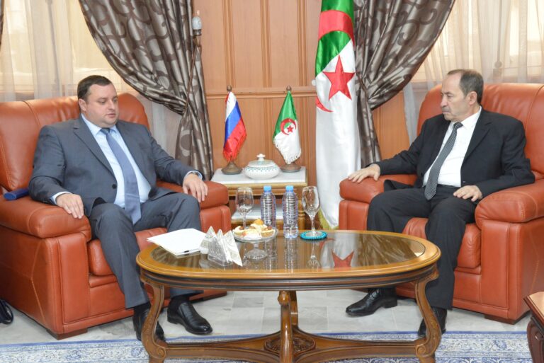 وزير التربية عبد الحكيم بلعابد يستقبل نائب وزير التربية والتعليم الروسي والوفد المرافق له