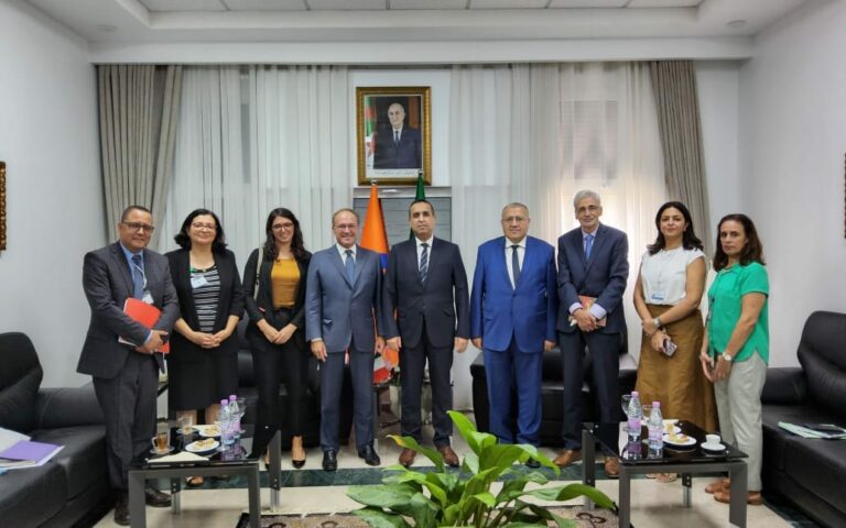 الرئيس المدير العام لسونلغاز مراد عجال يستقبل السفير الإيطالي بالجزائر