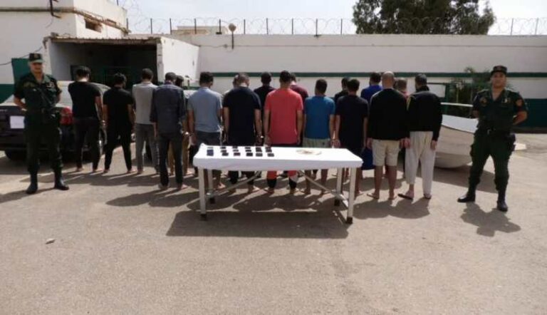 الدرك الوطني : الإطاحة بشبكة إجرامية منظمة مختصة في تهريب المهاجرين عبر البحر بوهران