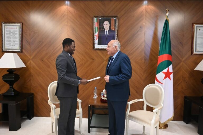وزير الخارجية يستقبل السفير الجديد لجمهورية تنزانيا المتحدة في الجزائر