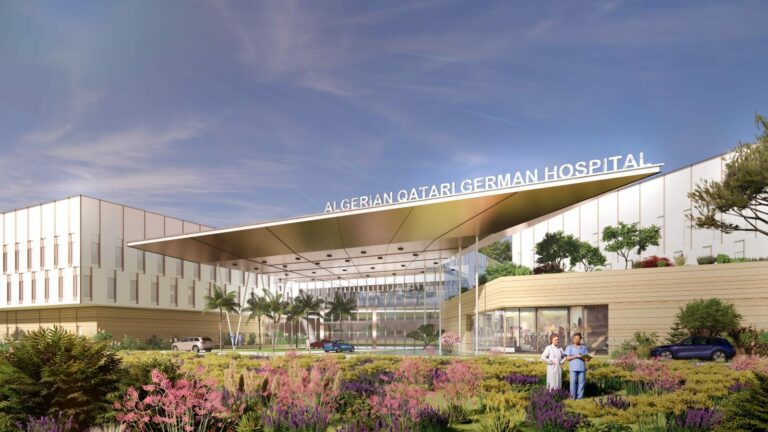 توقيع اتفاقية الشروع في انجاز المستشفى الجزائري القطري الألماني