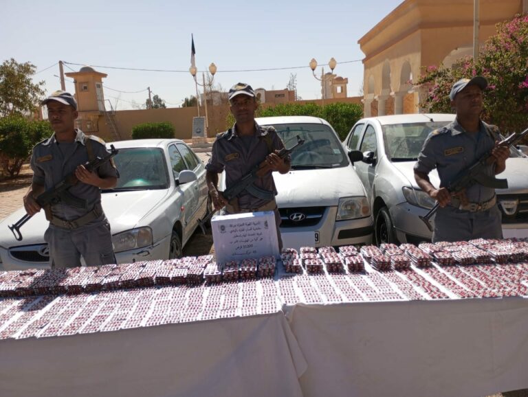 جمارك الوادي : توقيف ثلاثة أشخاص وحجز 31200 قرص مهلوس من نوع بريغابالين