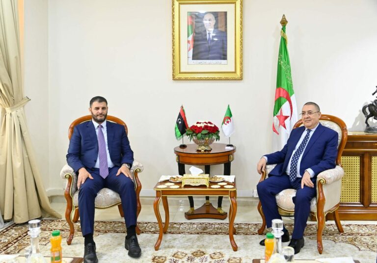 السيد ابراهيم مراد يستقبل لواء عماد الطرابلسي وزير الداخلية المكلف بدولة ليبيا