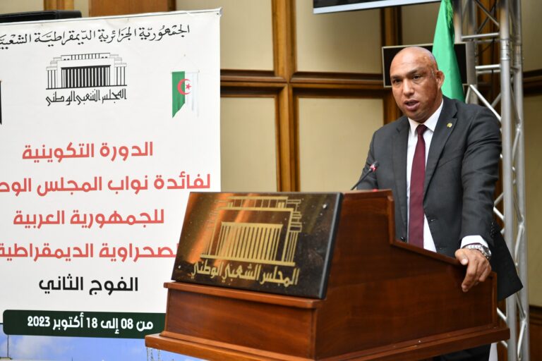 نائب رئيس المجلس الشعبي الوطني يأكد على موقف الجزائر الداعم وللقضية الصحراوية ويندد بالاعتداءات المشينة على الشعب الفلسطيني