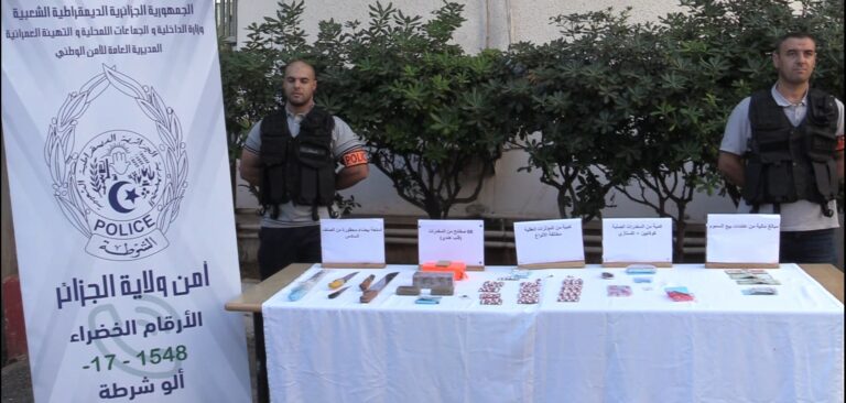 أمن حسين داي خلال عملية شرطة يوقف 12 شخصا في قضايا عصابات الأحياء