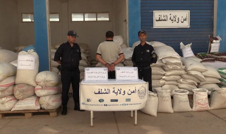 الأمن الوطني يحجز 423 قنطار من المواد الغذائية وأزيد من 15 ألف لتر من زيت المائدة