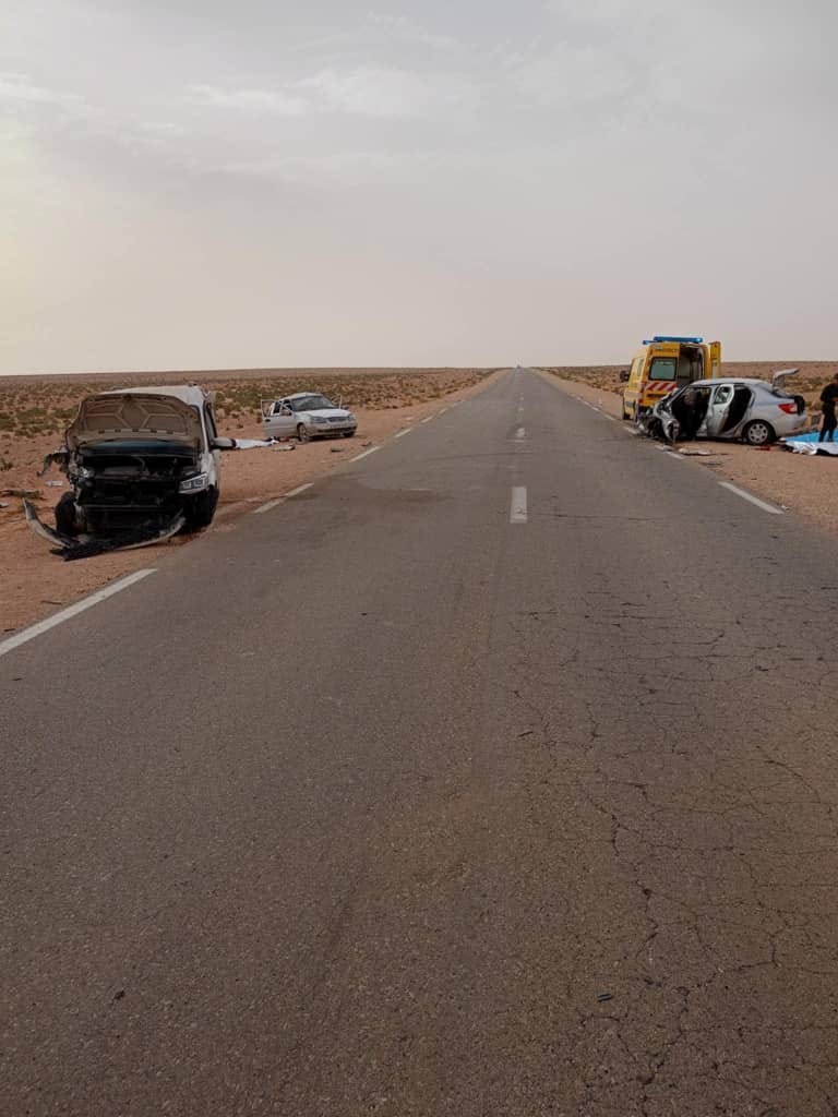 3 قتلى و7 جرحى في حادث مرور بالجلفة