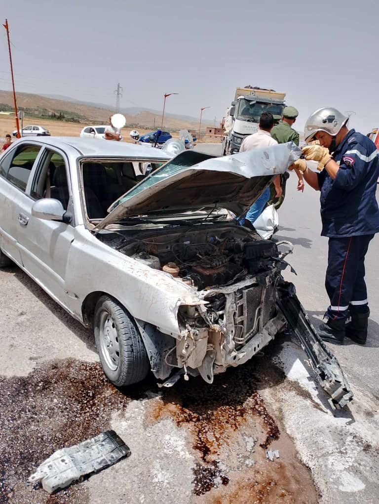 05 جرحى في حادث مرور بولاية باتنة