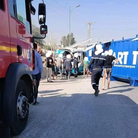 إصابة 11 شخص في حادث مرور بولاية بومرداس