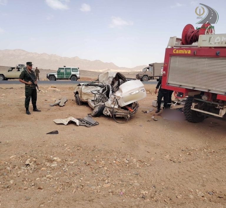 وفاة ثلاثة أشخاص في حادث مرور بولاية تمنراست