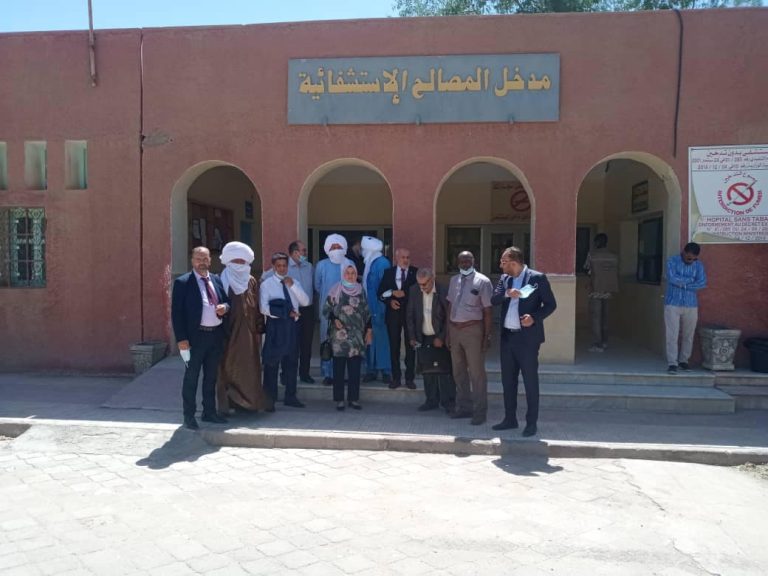 البعثة الاستعلامية المؤقتة للجنة الصحة تقف على الوضعية الوبائية بولاية تمنراست