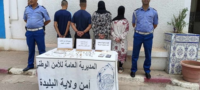 شرطة البليدة : توقيف شبكة إجرامية مختصة في السرقة والسطو على المنازل