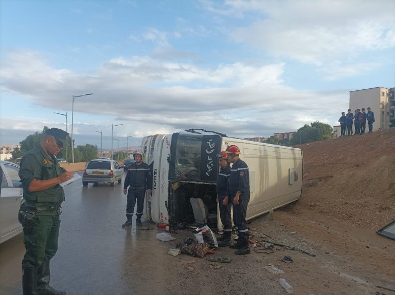 إصابة 36 شخص في حادث مرور بولاية تلمسان