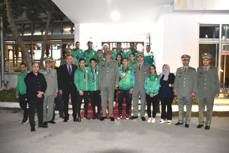 استقبال المنتخب الوطني العسكري للجيدو بعد مشاركته في البطولة العالمية العسكرية