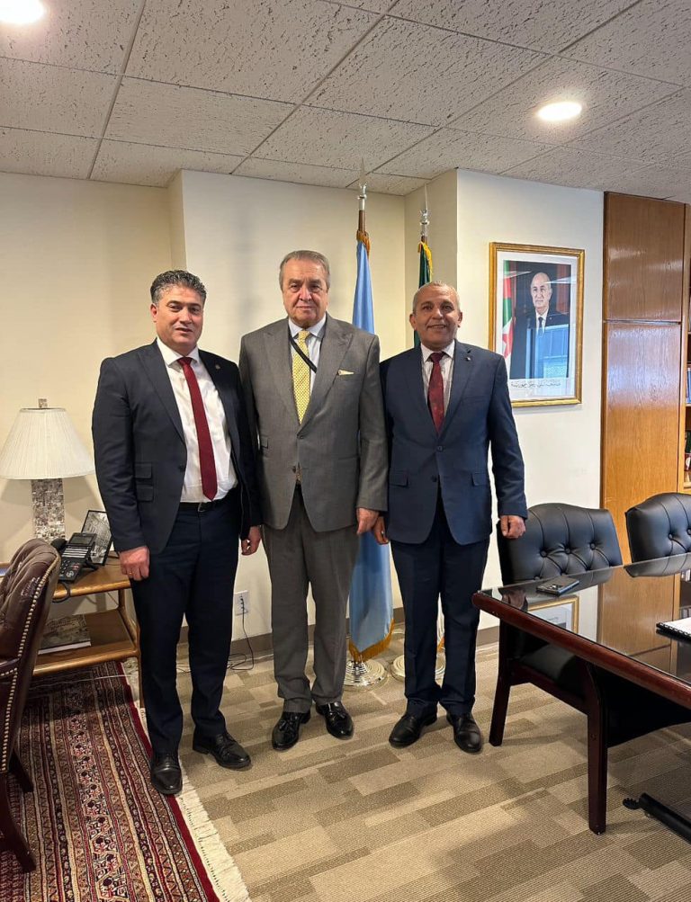 النائبان مراح وحميدي يستقبلان من طرف المندوب الدائم للجزائر بالأمم المتحدة
