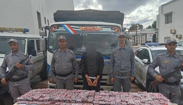 جمارك تلمسان : توقيف شخص وحجز 21465 قرص مهلوس