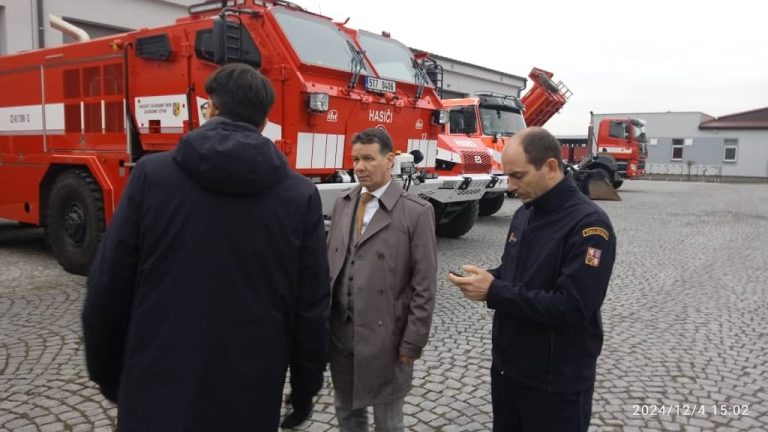 المدير العام للحماية المدنية يواصل زيارته بجمهورية التشيك