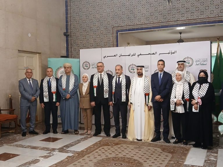 لجنة فلسطين بالبرلمان العربي تدعو إلى دعم جهود الجزائر من أجل انضمام فلسطين كعضو كامل العضوية في الأمم المتحدة