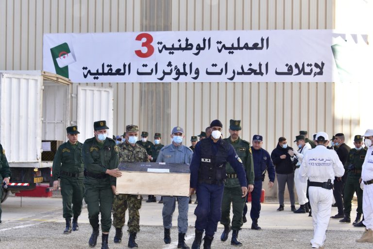 تنظيم عملية وطنية لإتلاف وحرق المخدرات على اختلاف أنواعها