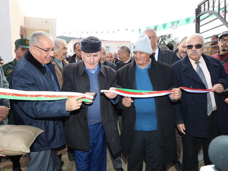 تدشين وإعطاء إشارة إنطلاق أشغال تهيئة الأحياء بمختلف بلديات تيسمسيلت