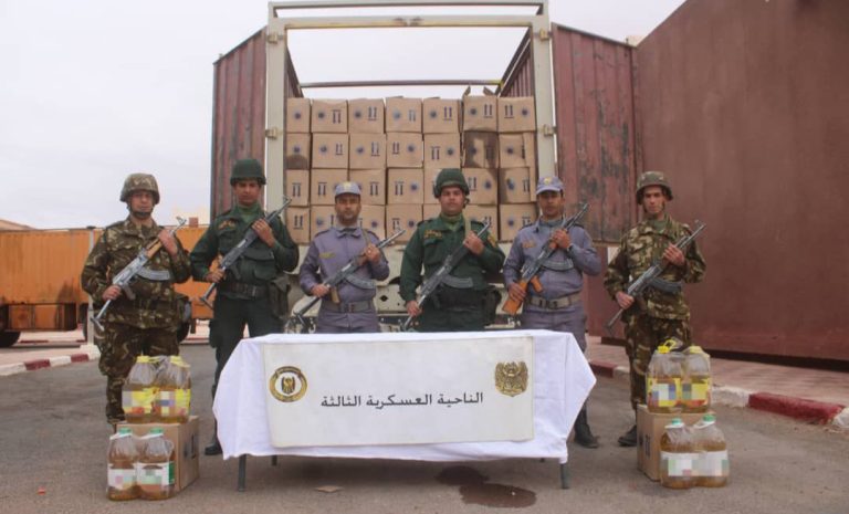 جمارك أدرار : إحباط محاولة تهريب مواد مدعمة وذات إستهلاك واسع