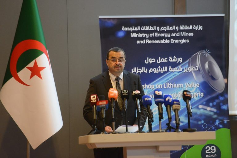 وزير الطاقة يشرف على افتتاح فعاليات ورشة عمل حول تطوير شعبة الليثيوم بالجزائر