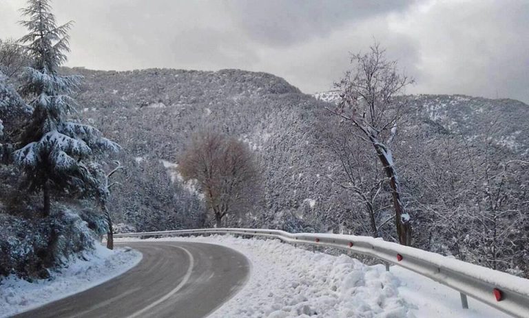 ثلوج كثيفة بعدة ولايات داخلية
