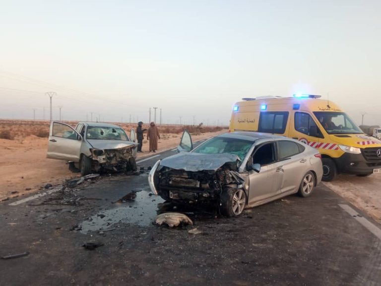 وفاة شخص وإصابة 07 آخرين في حادث مرور بولاية المغير