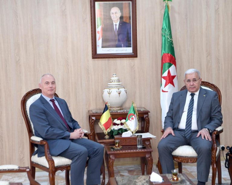 رئيس المجلس الشعبي الوطني يستقبل سفير مملكة بلجيكا