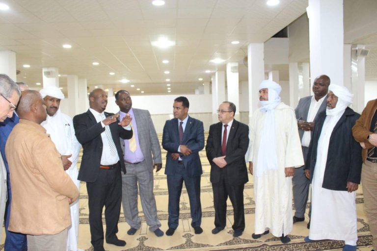 وفد البعثة الاستعلامية للجنة التربية والتعليم العالي يحل بولاية إن صالح ويعاين عدة مرافق ومشاريع
