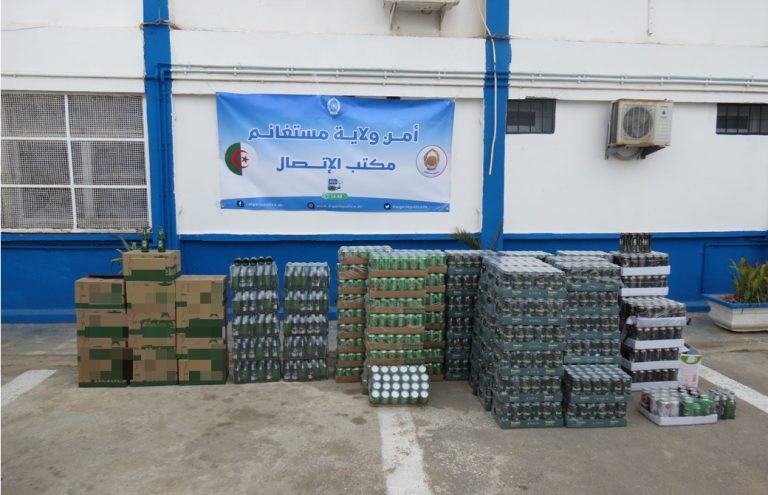 شرطة مستغانم توقف 04 أشخاص وتحجز 2650 وحدة من المشروبات الكحولية