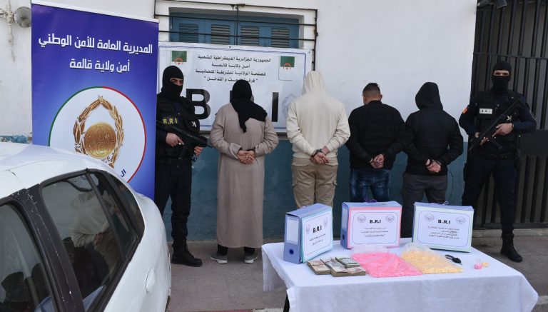 شرطة قالمة : توقيف أربعة أشخاص وحجز 2900 قرص من المخدرات الصلبة “إكستازي”