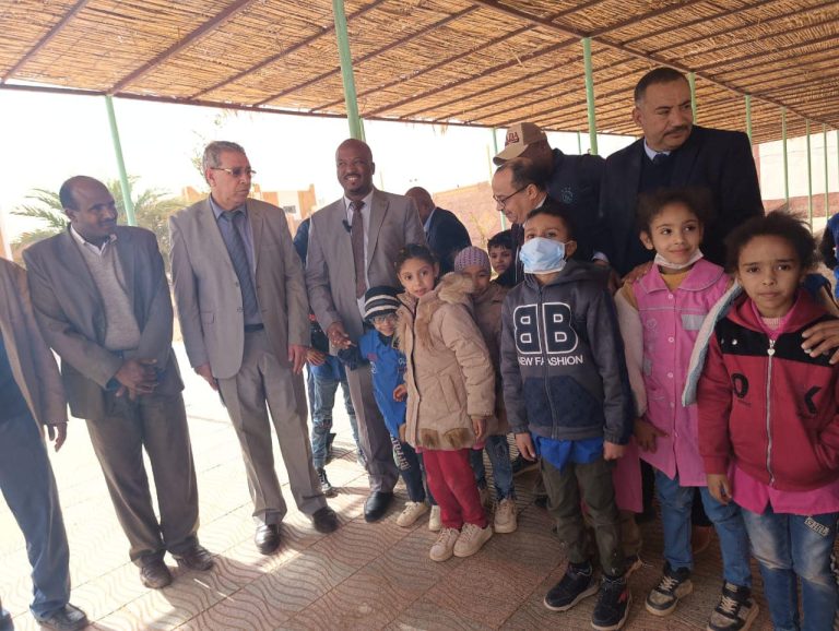 وفد البعثة الاستعلامية للجنة التربية يواصل جولته التفقدية بولاية إن صالح