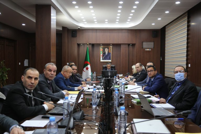 وزير السكن محمد طارق بلعريبي يعقد اجتماعا مع المدير العام للمؤسسة الوطنية للترقية العقارية