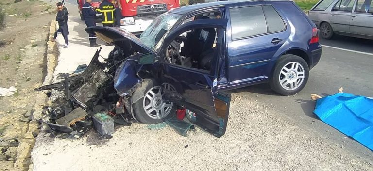 وفاة شخص وإصابة 04 آخرين في حادث مرور بولاية عين الدفلى