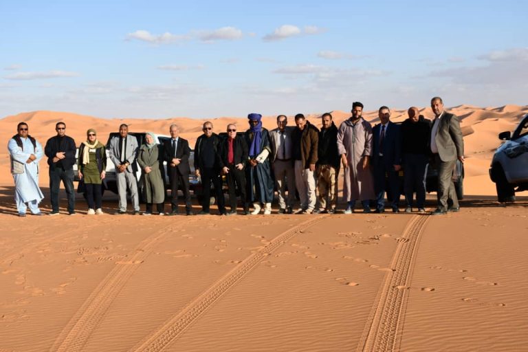 البعثة الاستعلامية للجنة الثقافة تعاين المعالم الثقافية والسياحية بولاية بني عباس