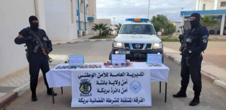 شرطة باتنة توقف شخصين وتحجز كمية من المؤثرات العقلية والمخدرات