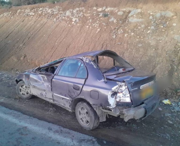 إصابة 05 أشخاص في حادث مرور بولاية المدية