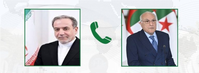 وزير الخارجية أحمد عطاف يتلقى مكالمة هاتفية من نظيره الإيراني