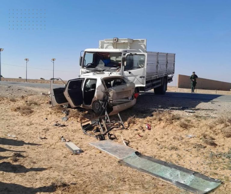 وفاة شخص في حادث مرور بولاية البيض