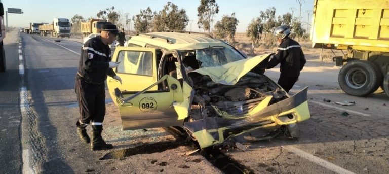 إصابة 03 أشخاص في حادث مرور بولاية المغير