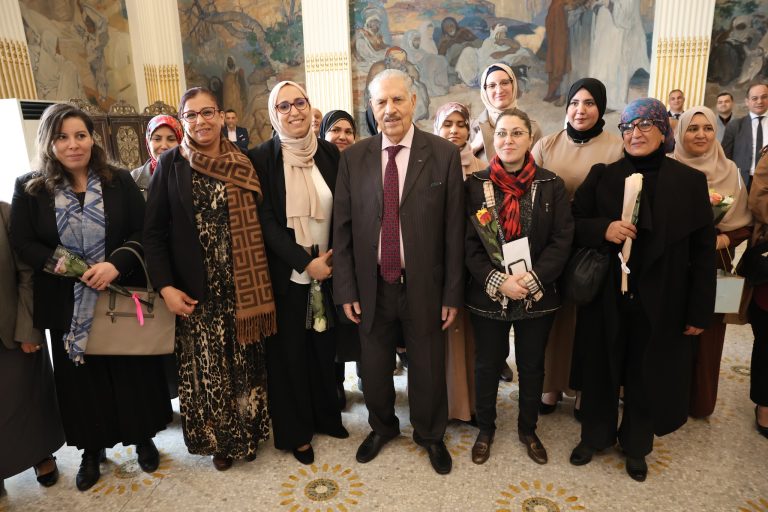 السيد صالح ڨوجيل رئيس مجلس الأمة يُشرف بمقر المجلس على حفل تكريمي بمناسبة اليوم العالمي للمرأة