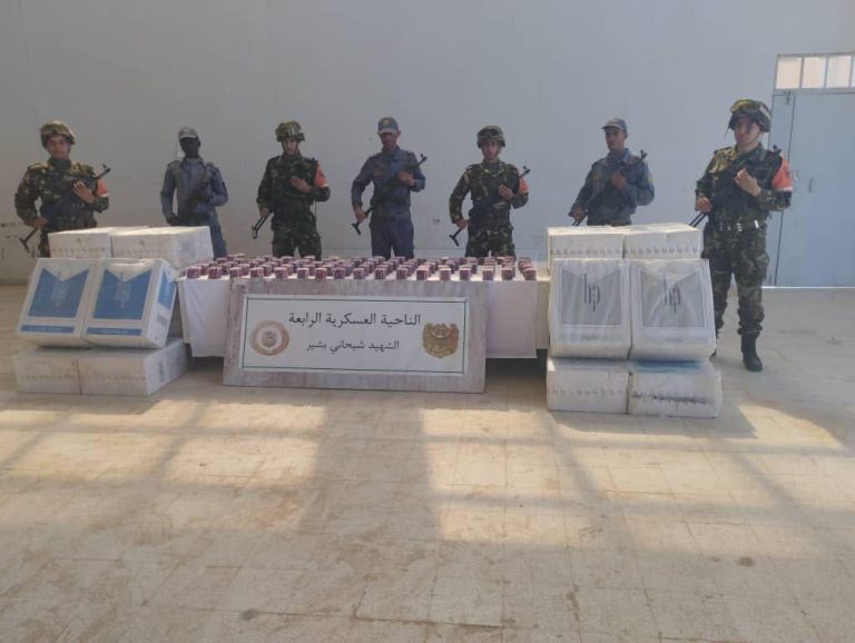 إحباط محاولة تهريب 128100 قرص مهلوس و1900 خرطوشة سجائر بورقلة