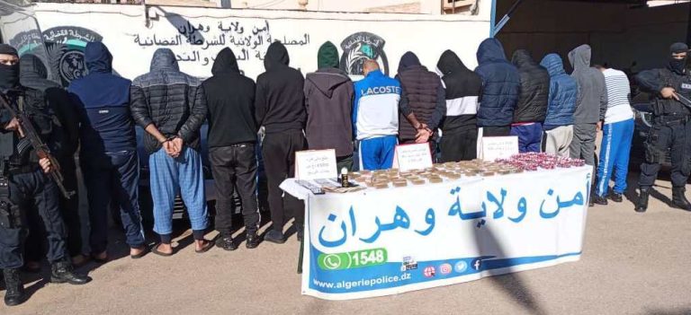 شرطة وهران تضع حدا لنشاط شبكتين إجراميتين مختصتين في ترويج المخدرات والمؤثرات العقلية