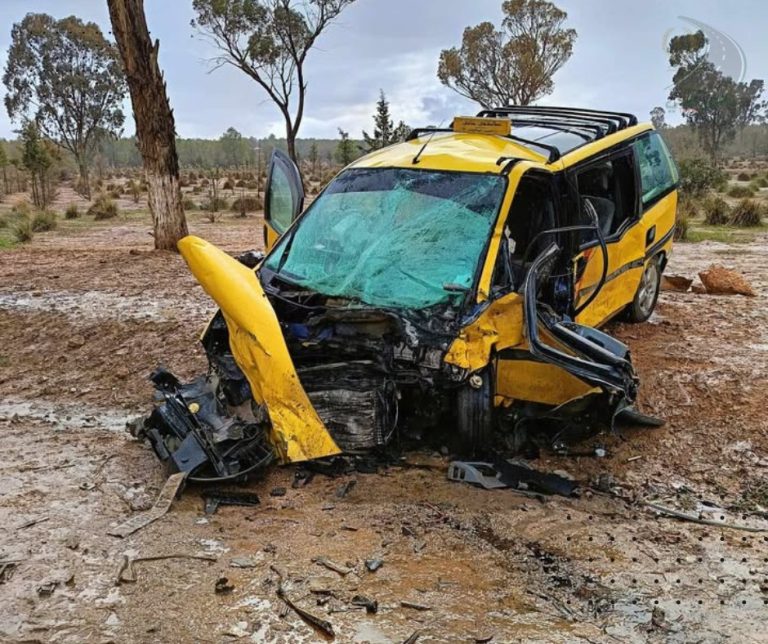 وفاة شخصين وإصابة 04 آخرين كحصيلة أولية في حادث مرور بولاية تيارت